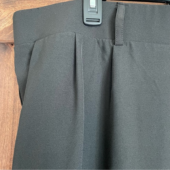 Torrid Pull-On Wide Leg Stretch Crepe Pants Womens 3X Black 3 Slacks - Picture 4 of 9